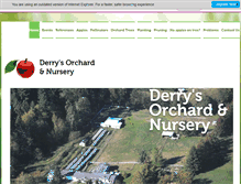 Tablet Screenshot of derrysorchardandnursery.ca